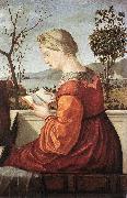 CARPACCIO, Vittore The Virgin Reading fd Germany oil painting artist